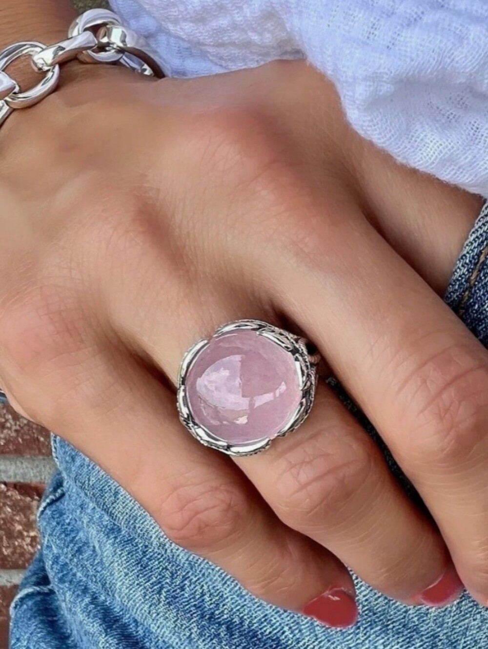 New Retired Sundance  Pink Bubble Ring "YUMMY YUMMY" Size 5